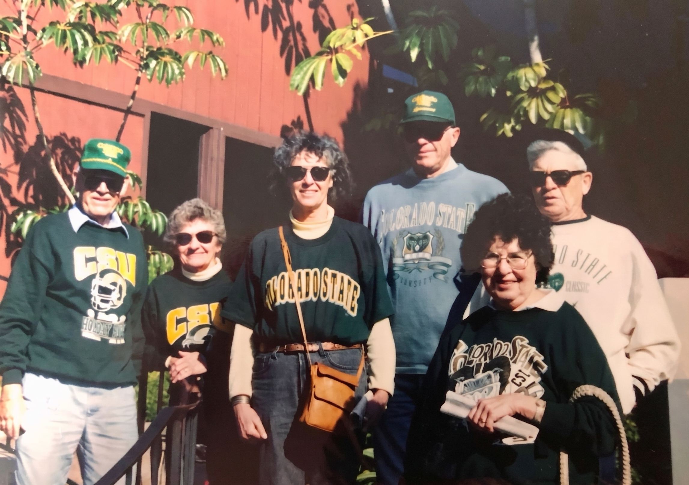 Grandparents attending a Rams bowl game